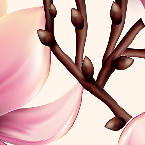 murando Papel Pintado autoadhesivo 10 m Flores Magnolia Fotomurales Decoración de Pared Murales Pegatina decorativos adhesivos 3d panel moderna de Diseno Fotográfico violett beige b-B-0314-j-a