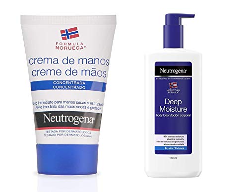 Neutrogena Crema Manos Concentrada & Loción Corporal Hidratación Intensa (Piel Seca)