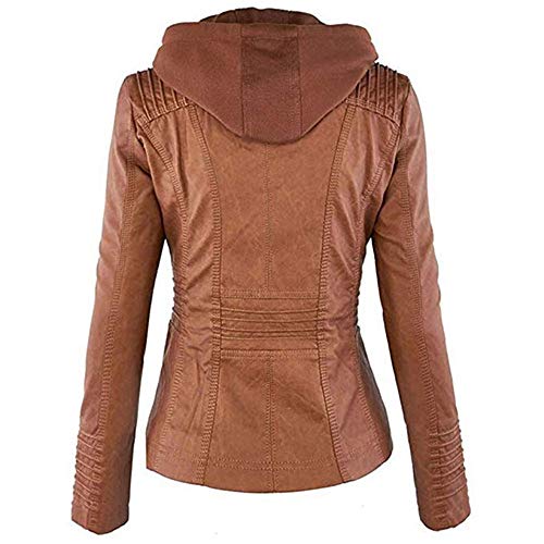 Newbestyle Mujer Cazadoras Polipiel Chaqueta Mujeres (tamaño Normal de la UE)