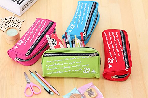 Nikgic 4 pcs/se Nouvelle mode Crayon cas créative de bande dessinée primaire et secondaire école crayon crayon cadeau promotion enfants papeterie sacs 20*5*10cm