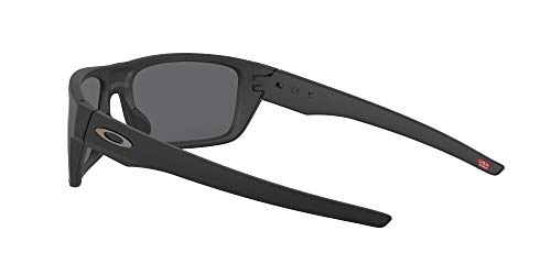 OAKLEY Drop Point Gafas de Sol, Hombre, Negro (Matte Black/Grey), 61