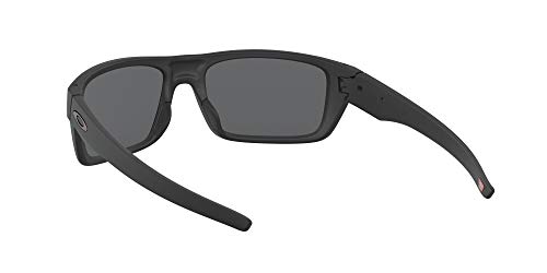 OAKLEY Drop Point Gafas de Sol, Hombre, Negro (Matte Black/Grey), 61