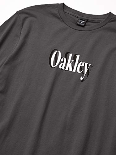 Oakley Mens Shadow Logo tee Camisa, Hierro Forjado, L para Hombre