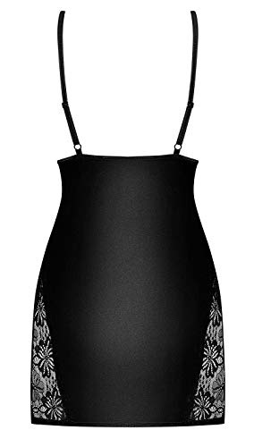 Obsessive 846-Che-1 S/M Vestido - Vestidos (Adulto, Femenino, Vestido de Tirantes, Negro, S/M, Little Black Dress)
