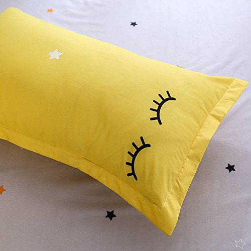 Odot Juego de Ropa de Cama con Funda de Edredón Nórdico de 4 Piezas, Anti-ácaro Defensa Alérgico Cremallera, Microfibra Funda de Almohada, Sábana- Nórdico (220 * 240cm,Pestaña)