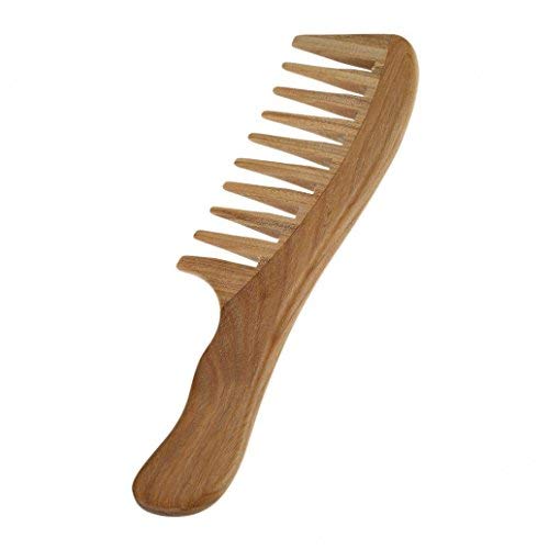 OFKPO Peine de Pelo, Antiestático, Aroma Natural de Pelo Detangler, Hecho a Mano.