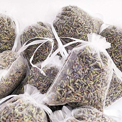 OLILLY Cosecha 2019-25 x Saquitos de Lavanda de Provenza (Blanco, 25 Saquitos)