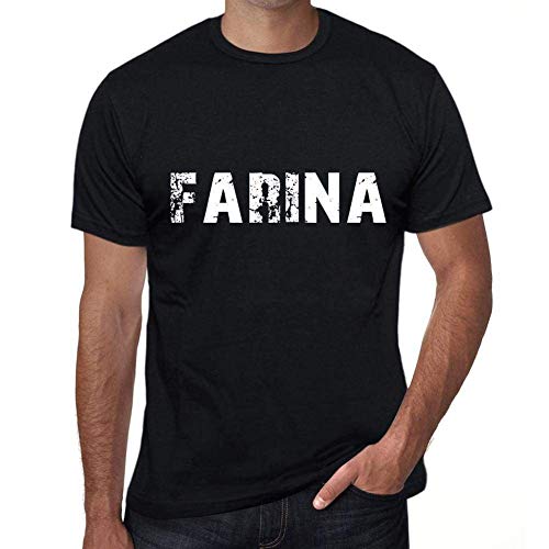 One in the City Farina Hombre Camiseta Negro Regalo De Cumpleaños 00554