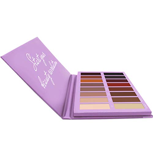 Paleta De Sombras De Ojos Profesionales - Paleta Maquillaje - Altamente Pigmentados 16 Colores Mate