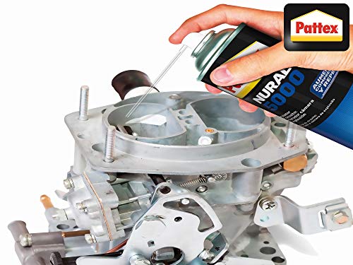 Pattex Nural 5000 Limpiador de circuito: carburador y cámara de explosión, limpia motores para economizar la gasolina y el aceite, limpiador de carburador, 1 x 300 ml