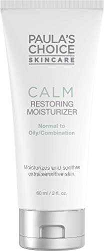 Paula’s Choice Calm Gel Crema Hidratante Facial - Crema de Noche Ligera Hidrata y Calma la Piel Sensible - con Glicerina & Té Verde - Pieles Mixtas a Grasas - 60 ml