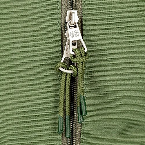 Pepe Jeans Cross Estuche tres compartimentos, color Verde Kaki