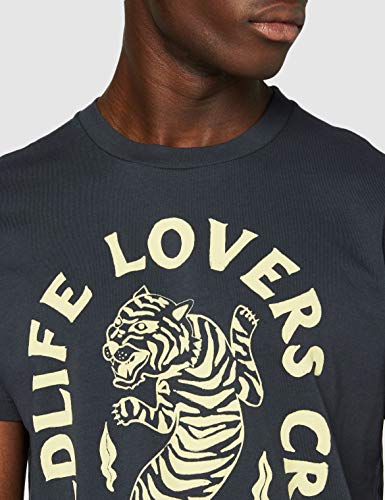 Pepe Jeans Jett Camiseta, Azul (Deep Sea 597), Medium para Hombre