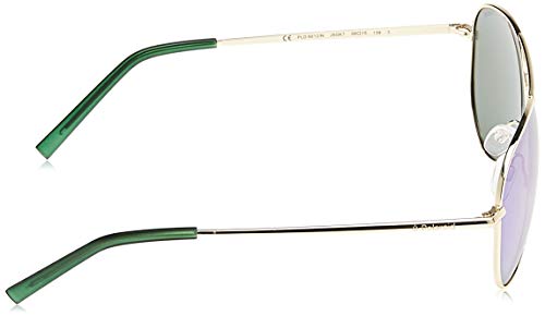 Polaroid PLD 6012/N K7 J5G Gafas de sol, Dorado (Gold/Green Grey Speckled Pz), 56 Unisex Adulto