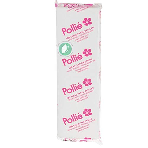 Pollie paq. 100 tiras papel depilar