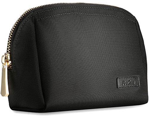 ProCase Estuches de Maquillaje Bolsa de Cosméticos, Bolsa de Maquillaje Viaje Bolsa de Almacenamiento para Mujeres Cuidado de la Piel Limpiador Facial y Artículos de Belleza -Grande, Negro