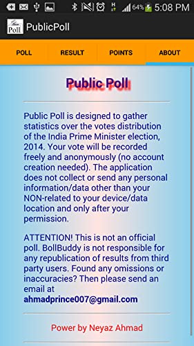 PublicPoll (Exit Poll, Public Poll, Openion Poll)