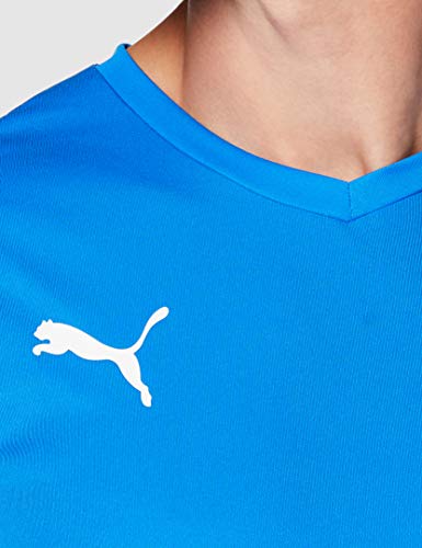 PUMA Liga Core Camiseta, Hombre, Azul (Electric Blue Lemonade-White), L