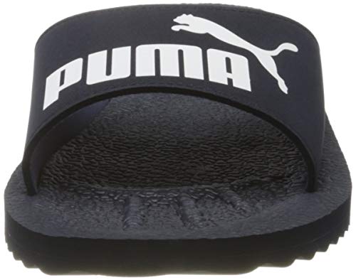 PUMA PURECAT, Sandalias deslizantes Unisex Adulto, Azul (Peacoat/White), 44.5 EU