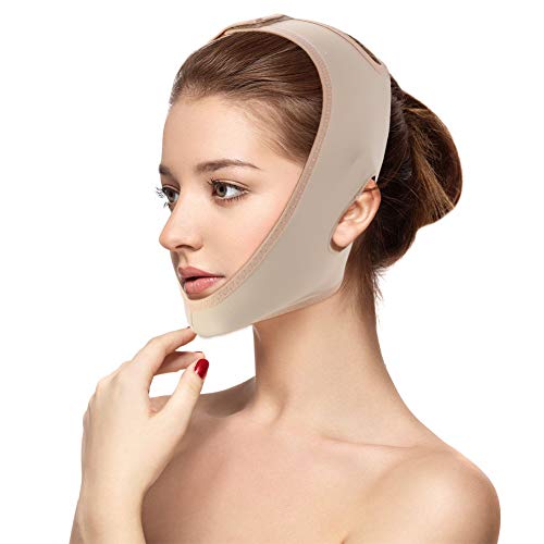 Quitar Máscara Facial, Lifting facial Slim Mer Belt V cara mejilla levantar barbilla Face de Lifting Máscara, natural Face Lifting contra doble barbilla anti-edad & Face Slim Ming cara vendaje