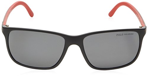 Ralph Lauren POLO 0PH4092 Gafas de sol, Matte Black, 58 para Hombre