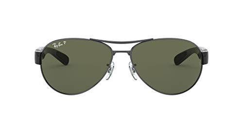 Ray-Ban 0RB3509 Gafas de sol, Gunmetal, 63 para Hombre