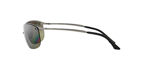 Ray-Ban Rb 3542 Gafas de sol, Matte Gunmetal, 63 para Hombre