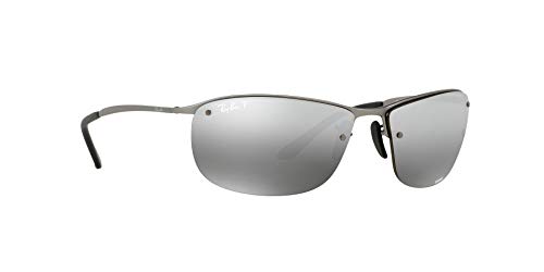 Ray-Ban Rb 3542 Gafas de sol, Matte Gunmetal, 63 para Hombre
