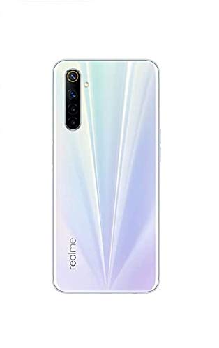 realme 6 – Smartphone de 6.5”, 4 GB RAM + 128 GB ROM, Procesador OctaCore, Cuádruple Cámara AI 64MP, Dual Sim, Color Comet White
