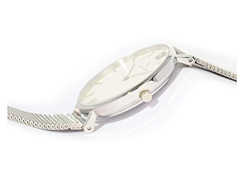 Reloj de Pulsera de Acero Inoxidable Miss HAWILA (Mujer) de la Marca Loewen – Pulsera de Acero Inoxidable en Plata