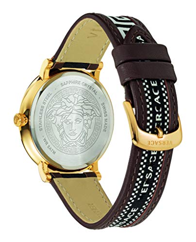 Reloj Versace V-Circle VEBQ01619 - Analógico Cuarzo para Hombre en Piel