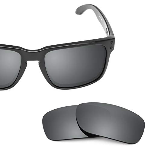 Revant Lentes de Repuesto Oakley Holbrook, No Polarizados, Negro Cromado MirrorShield