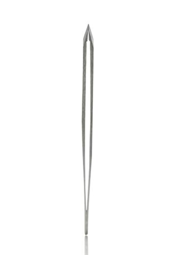 Rubis clásico Elegance - Pinzas de Depilar Profesionales - Pinza de Acero Inoxidable - Depilacion de Gran Precision para Cejas y Pelo Facial (oblicua / slant)