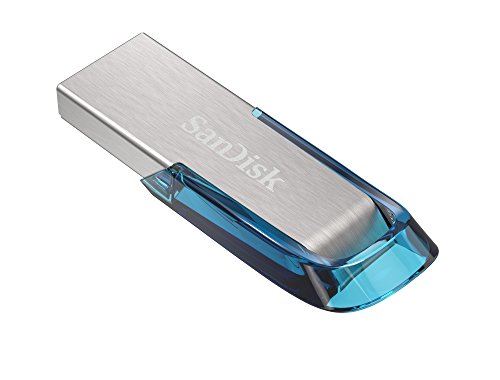 SanDisk Ultra Flair Memoria Flash USB 3.0 de 32 GB con hasta 150 MB/s de Velocidad de Lectura, Color Azul