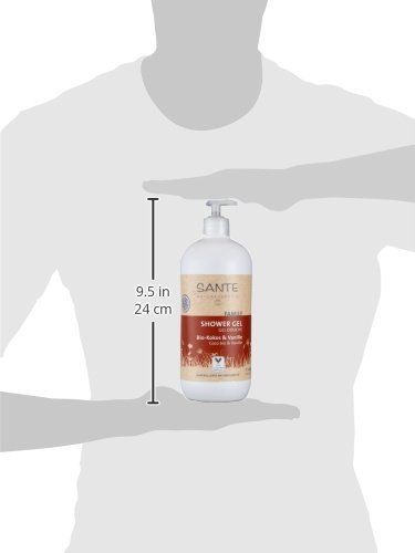 Sante Naturkosmetik 42314 gel de ducha Unisex Cuerpo Coco, Vainilla 950 ml - Geles de ducha (Adultos, Unisex, Cuerpo, Universal, Coco, Vainilla, 950 ml)