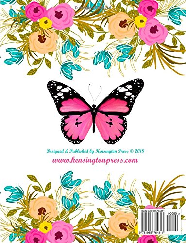 Shakira: Personalised Notebook/Journal Gift For Women & Girls 100 Pages (White Floral Design)