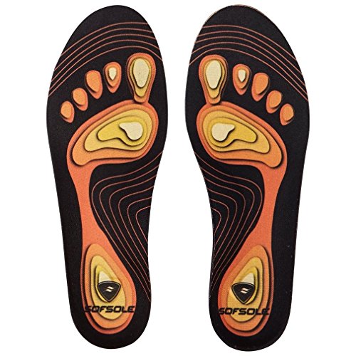 Sof Sole Fit Series High Plantillas, Hombre, Multicolor, 43-44