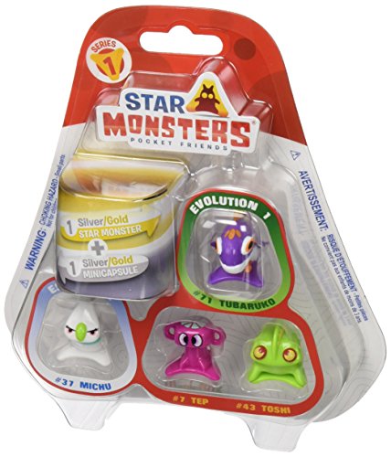 Star Monsters, Blister de 6 figuras - MagicBox P00772 , color/modelo surtido