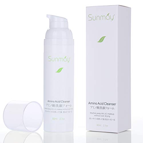 SUNMAY Gel Limpiador Facial Limpiador de aminoácidos Anti Imperfecciones Facial 80ml (Gel Limpiador Facial)