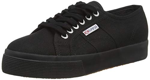 Superga 2730-cotu, Zapatillas de Gimnasia para Mujer, Negro (Full Black 996), 41.5 EU
