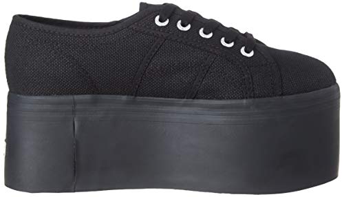 Superga 2802-cotw, Zapatillas de Gimnasia para Mujer, Negro (Full Black 996), 38 EU