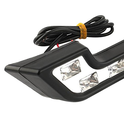 TABEN Mecedes-Benz - Lámpara de conducción para coche, 6 LED, 12 V, luz diurna, LED, luz antiniebla, Audi, BMW Mercedes Porsche Lexus (juego de 2 libras