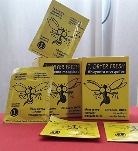 T.Dryer Fresh Citronela 100% Puro Anti Mosquitos ambientador 80 Unidades