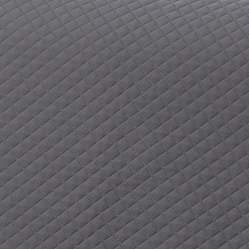 Textilhome - Funda Cubre Sofá Chaise Longue Adele, Protector para Sofás Acolchado Brazo Derecho. Tamaño -200cm. Color Gris (Visto DE Frente)