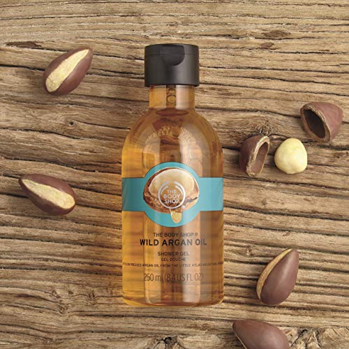 The Body Shop Wild Argan Oil gel de ducha Unisex Cuerpo Nuez de argán 250 ml - Geles de ducha (Adultos, Unisex, Cuerpo, Nuez de argán, 250 ml, Botella)