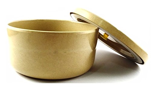 The Dida World Ware Mos - Fiambrera Ecofriendly de fibra de arroz, color Natural