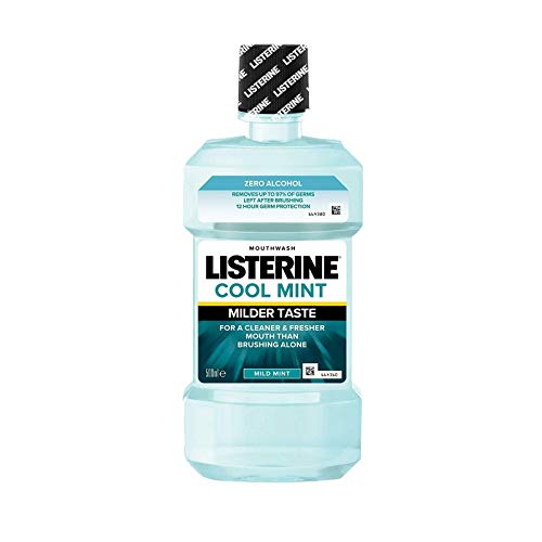 THREE PACKS of Listerine Zero Mouthwash 500ml by Listerine
