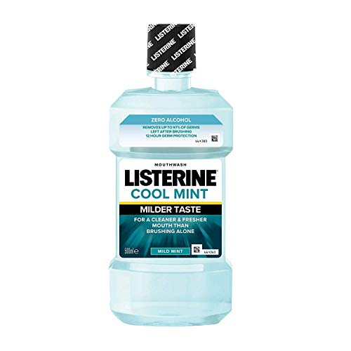 THREE PACKS of Listerine Zero Mouthwash 500ml by Listerine