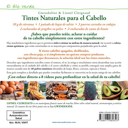 Tintes Naturales para el Cabello (Hilo Verde)