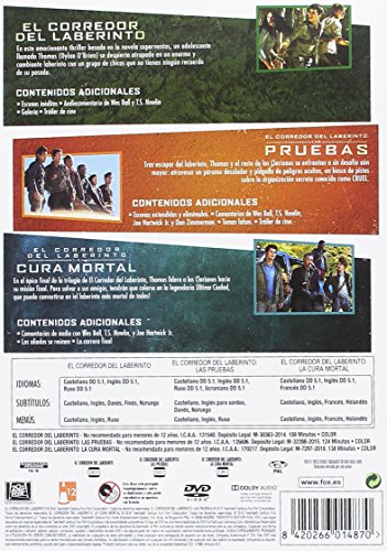 Trilogía El Corredor Del Laberinto [DVD]
